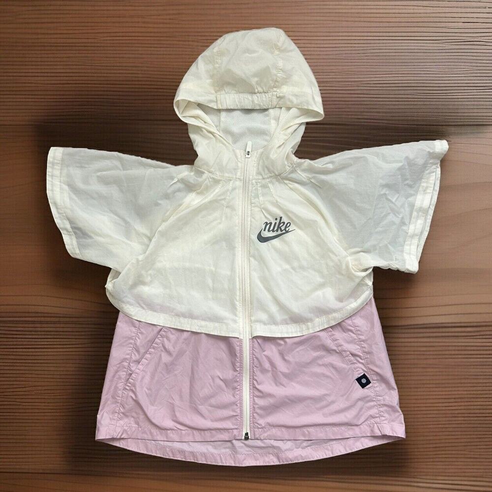 Nike Girls Sportswear Short Sleeve Windbreaker Jacket Large